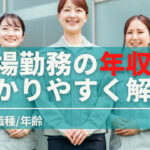 工場の仕事の平均年収!業界・年齢・役職・職種別に解説