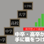手に職を付けたい中卒・高卒におすすめの資格と転職先を解説！